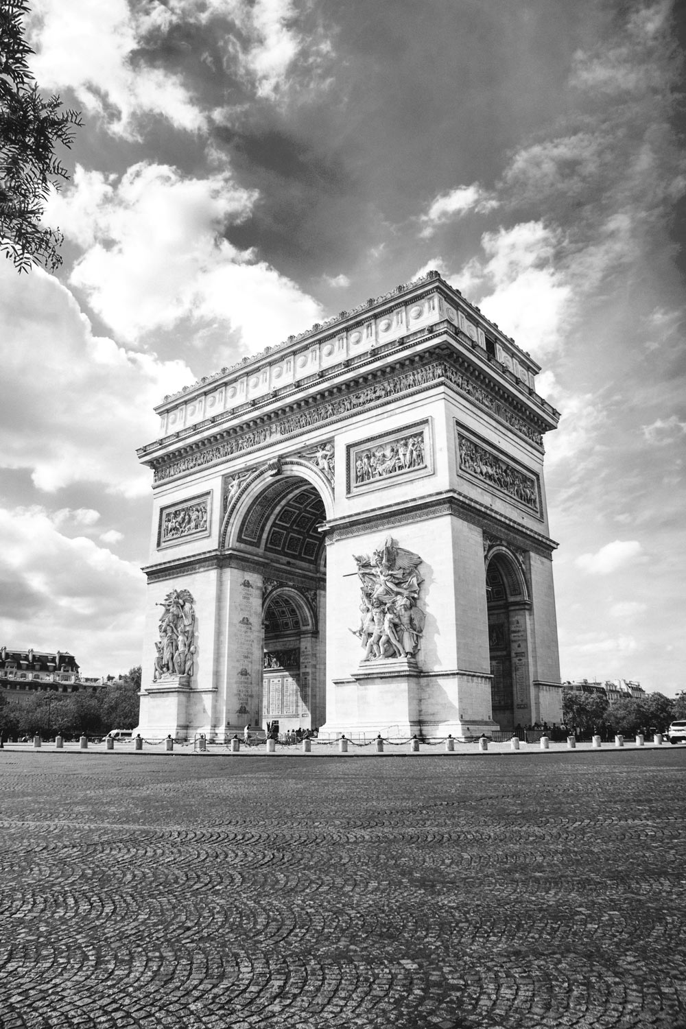 Paris, l'Arc de Triomphe